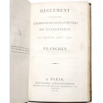 INFANTRY REGULATIONS, 1816 REGLEMENT CONCERNANT L'EXERCICE ET LES MANOEUVRES DE L'INFANTERIE DU PREMIER AOUT 1791