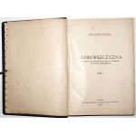 Kuczera A., SAMBORSZCZYZNA, 1935 Ilustrowana monografja miasta Sambora i Ekonomji Samborskiej