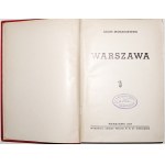 Moraczewski A., WARSAW, 1937 [binding, illustrations].