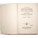 Ossendowski A., POD SMAGANIE SAMUMU, 1927 [Cover: Proje. Czerper Ernest].