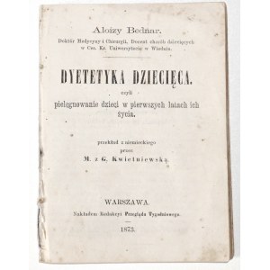 Bednář A., DĚTSKÁ DIETA, 1873