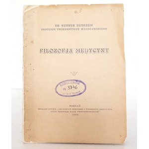Nusbaum H., FILOZOFIA MEDICÍNY, 1926