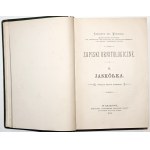 Wodzicki K., ORNITOLOGICKÉ ZÁZNAMY sv. 1-6, 1877-1884 [vzácné!]