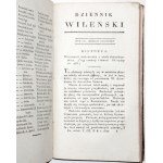 [Śniadecki, Jundziłł], DZIENNIK WILEŃSKI 1821 (2nd half) rare! [engraving] [history, economics, travel, agriculture, farming, construction, chemistry, physics, natural history, art, poetry, literature].
