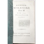 (Śniadecki, Jundziłł), DZIENNIK WILEŃSKI 1821 (II półrocze) selten! [Stich] [Geschichte, Wirtschaft, Reisen, Landwirtschaft, Bauwesen, Chemie, Physik, Naturgeschichte, Kunst, Poesie, Literatur].