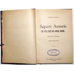 Sten W., SAPERE AUSURIS, 1929 THOSE WHO WILL HAVE THE DARE TO KNOW... a bibline study with 239 drawings