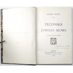 Tenner J., TECHNIKA ŽIVÉHO SVĚTA, 1906 [20 rytin] hlas, odchylky a chyby řeči