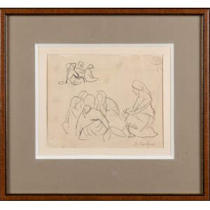 Jan GOLUS (1895 - 1964), Sitting women, 1933