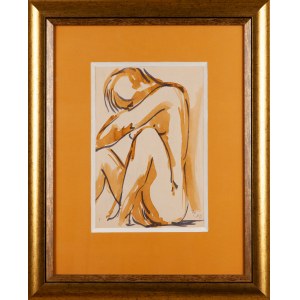 Rudolf SCHEIBE (1918 - 2002), Sitting Nude, 1986.