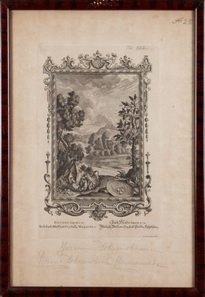 Johann August CORVINUS (1683 - 1738), Bedolach, Bdellion, Crystall, Margarita (scena z Księgi Rodzaju)