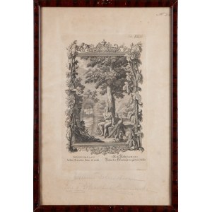 Hieronymus SPERLING (1695 - 1777), Arbor Scientiae boni et mali (scena z Księgi Rodzaju)