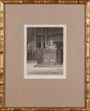 Johann POPPEL (1807 - 1882), Grobowiec Cesarza Maksymiliana w Innsbrucku, według fotografii Josefa Mühlmanna, 1844