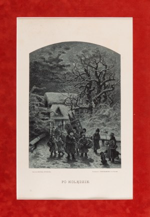 Michał POCIECHA (1852 - 1908), Po kolędzie, 1887-1888