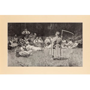Wincenty WODZINOWSKI (1866 - 1940), Odpoczynek żniwiarzy, przed 1900