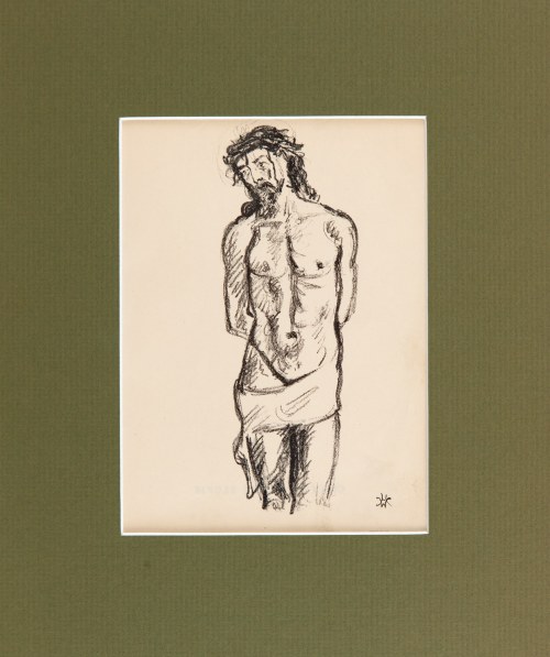 Wlastimil HOFMAN (1881 - 1970), Chrystus przy słupie, 1928