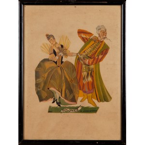 Zofia STRYJEŃSKA (1891 - 1976), Polonaise, aus der Mappe Polnische Tänze, 1927