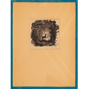 Edward KUCZYÑSKI (1905 - 1958), Cerf, 1948