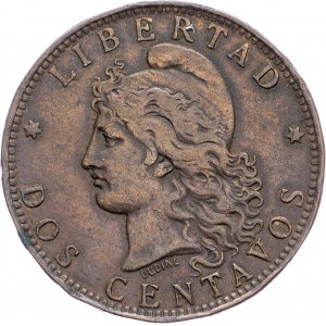 Argentina, 2 Centavos 1891