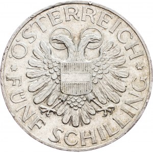 Austria, 5 Schilling 1935, Vienna