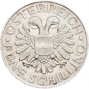 Austria, 5 Schilling 1935, Vienna