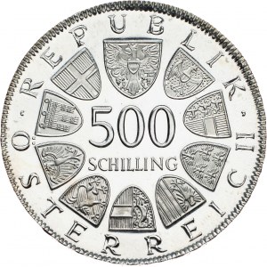 Austria, 500 Schilling 1980, Vienna