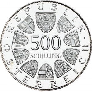 Austria, 500 Schilling 1981, Vienna