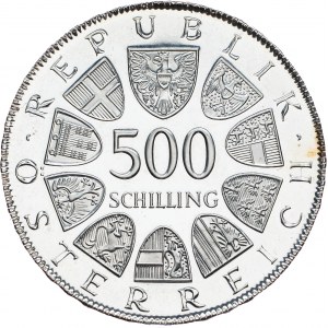 Austria, 500 Schilling 1982, Vienna