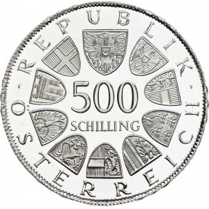 Austria, 500 Schilling 1982, Vienna