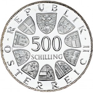 Austria, 500 Schilling 1982, Vienna