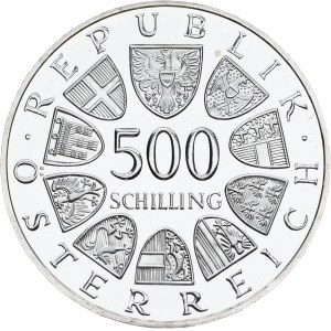 Austria, 500 Schilling 1983, Vienna