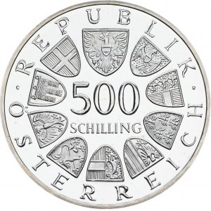 Austria, 500 Schilling 1983, Vienna