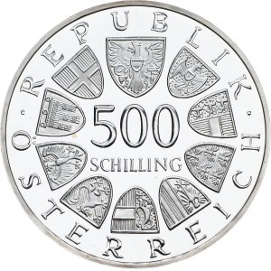Austria, 500 Schilling 1983, Vienna