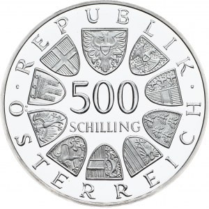 Austria, 500 Schilling 1984, Vienna