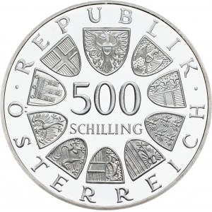 Austria, 500 Schilling 1986, Vienna