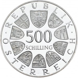 Austria, 500 Schilling 1987, Vienna