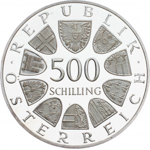 Austria, 500 Schilling 1988, Vienna