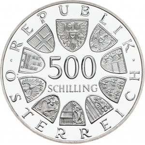 Austria, 500 Schilling 1988, Vienna