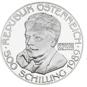 Austria, 500 Schilling 1989, Vienna