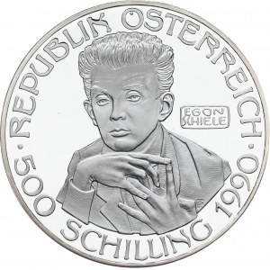 Austria, 500 Schilling 1990, Vienna