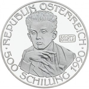 Austria, 500 Schilling 1990, Vienna