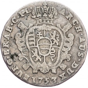 Austrian Netherlands, 1 Escalin 1753, Bruges