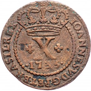 Brazil, 10 Reis 1735