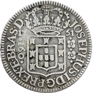 Brazil, 160 Reis 1751