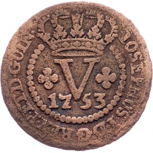 Brazil, 5 Reis 1753
