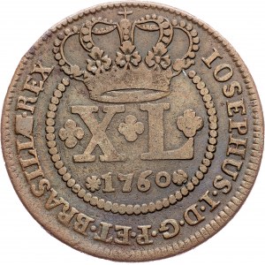 Brazil, 40 Reis 1760