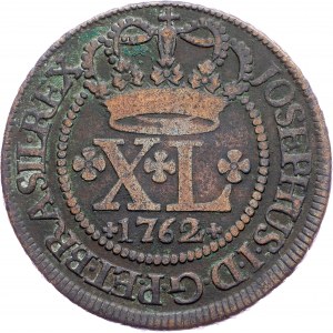 Brazil, 40 Reis 1762
