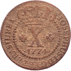 Brazil, 10 Reis 1774