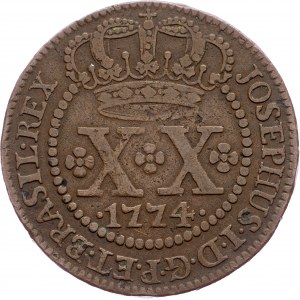 Brazil, 20 Reis 1774