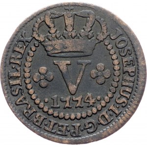 Brazil, 5 Reis 1774