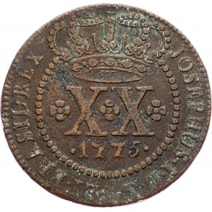 Brazil, 20 Reis 1775